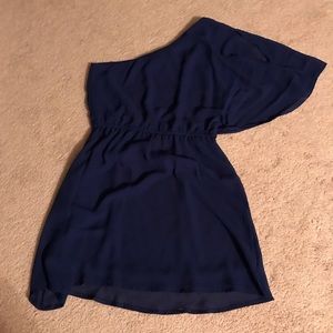 Dark blue dress